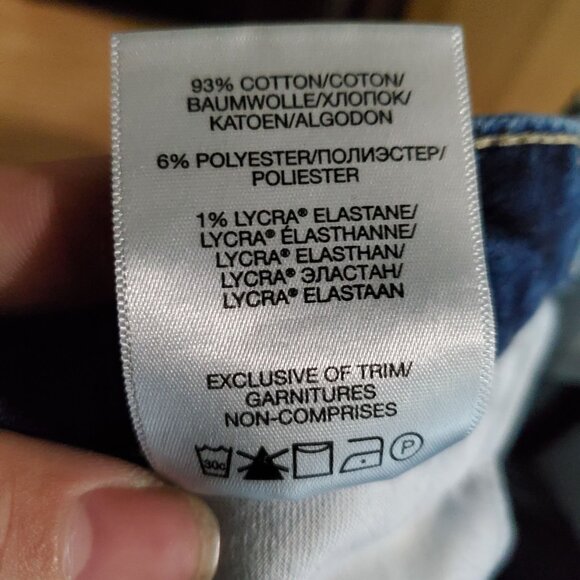 Silver Jeans Womens Size 18 Blue Suki Stretch Denim Mid Rise Capri - Picture 4 of 12